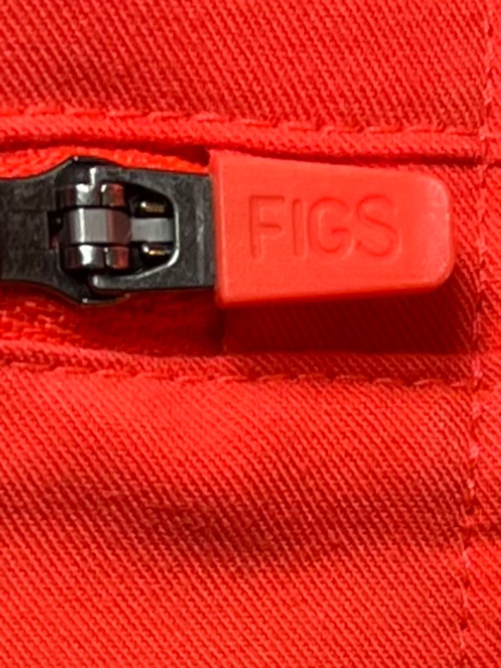 Figs Fiery Coral Zamora Jogger Scrub Pants Size XXSP PO #5133 - Picture 3 of 10